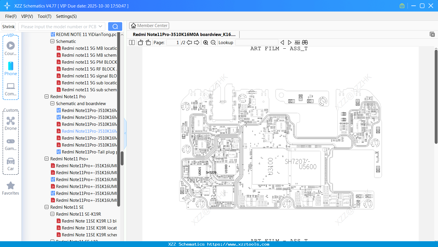 Xiaomi Redmi Note11Pro-3510K16M0A Boardview_K16